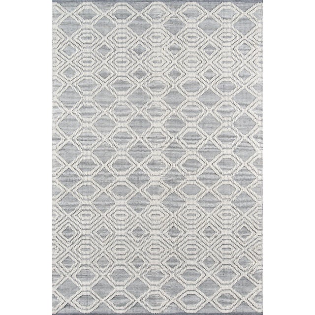 Gray Momeni Contemporary Indoor/Outdoor Hermosa Rug in Grey, 5' x 8' For Sale - Image 8 of 8