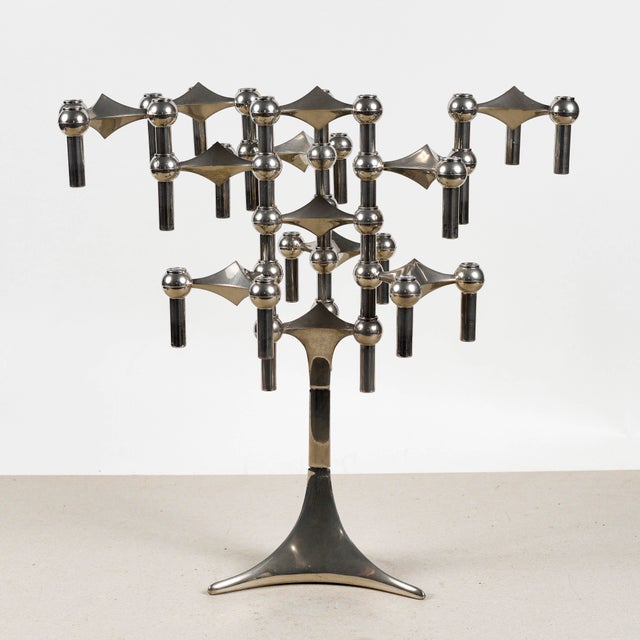 Metal Orion Modular Candelabra by Fritz Nagel for BMF, 1960s For Sale - Image 7 of 14