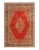Pasargad Rust Persian Sarouk Rug - 6′ × 8′10″ For Sale