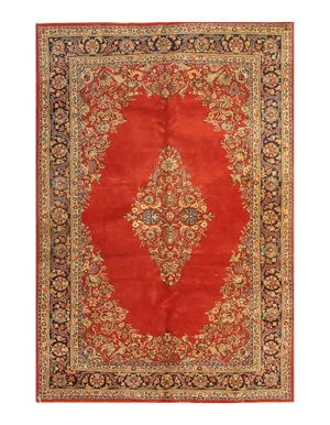 Pasargad Rust Persian Sarouk Rug - 6′ × 8′10″
