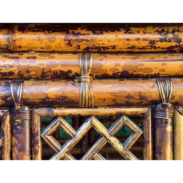 19th Century Nine Foot Chinese Bamboo Altar Table For Sale - Image 9 of 18