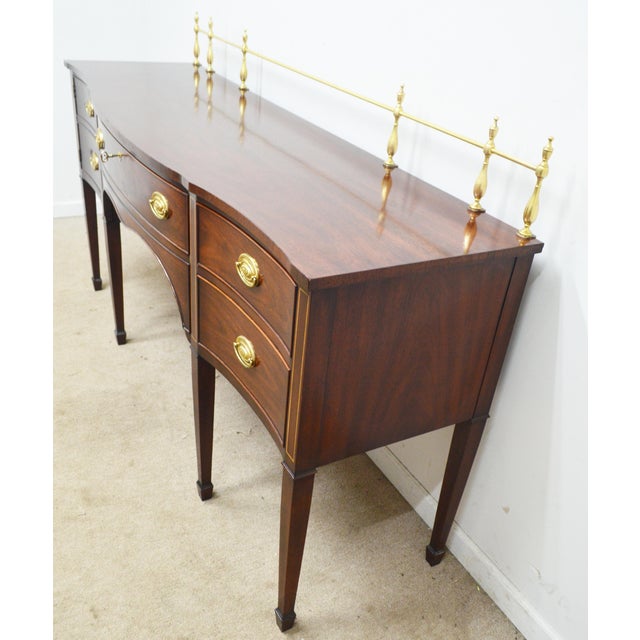 Kindel Furniture Kindel Mahogany Sideboard For Sale - Image 4 of 12