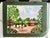 One watercolor painting Giclee professional print of a present day village family in South Sudan, the youngest country on...