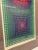 Victor Vasarely Victor Vasarely "Composition" Large Scale Signed Abstract Op Art Serigraph For Sale - Image 4 of 8