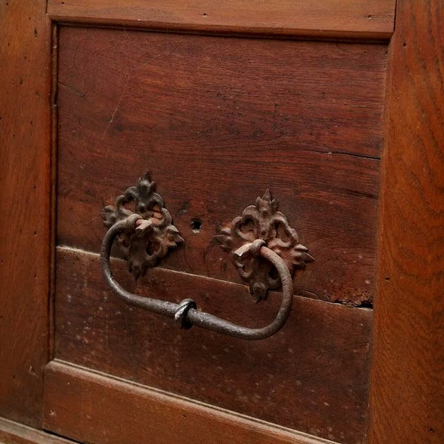 Early 18th Century Danish Carved Trunk For Sale - Image 4 of 9