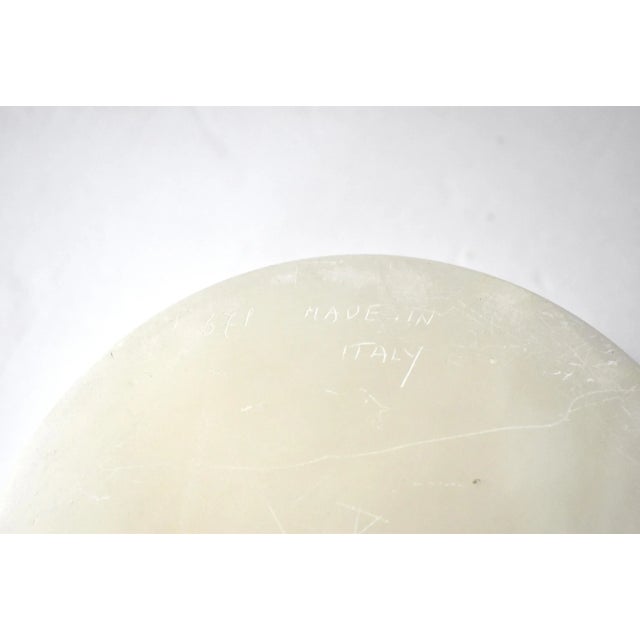 Mid-Century Italian White Alabaster Round Box For Sale - Image 9 of 10
