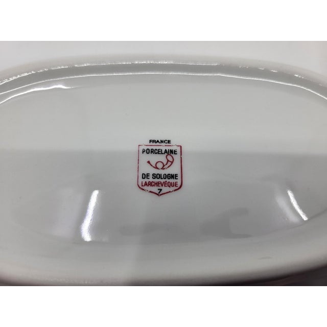 Sologne Porcelain Dinner Service with Fine Gold Decoration, France, Set of 38 For Sale - Image 11 of 13