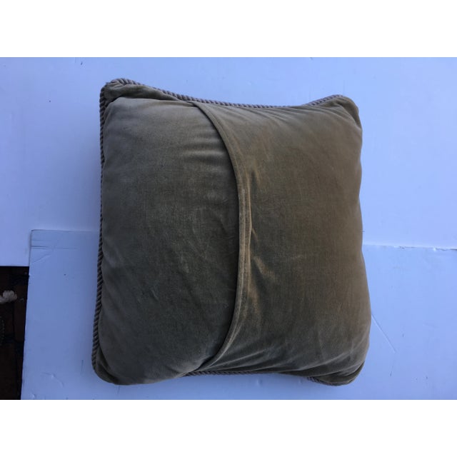 Figurative Vintage Figural Needlepoint Pillow For Sale - Image 3 of 7