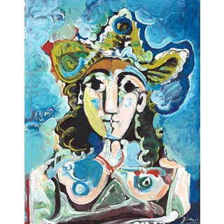 Pablo Picasso Nu Au Chapeau Buste Giclee Numbered Edition For Sale