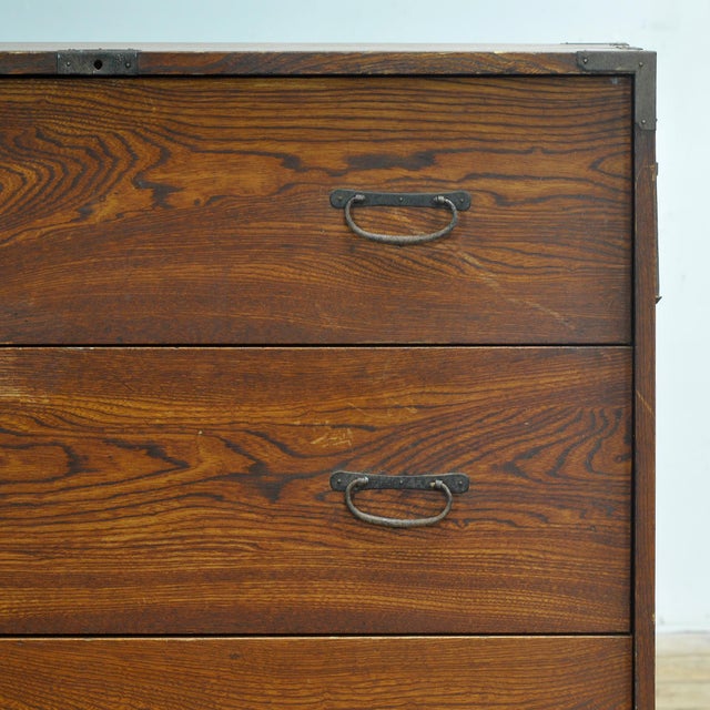 Japanese Tansu Chest of Drawers, 1870 For Sale - Image 6 of 10