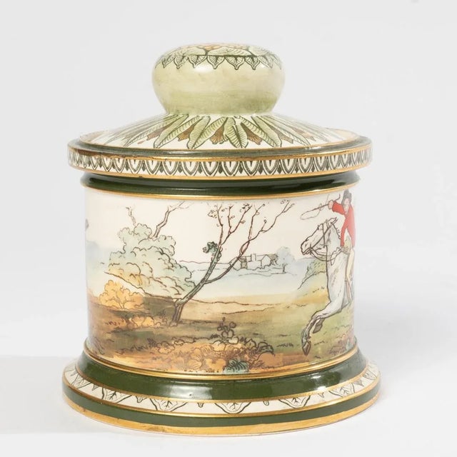 Early 20th Century Early 20th Century Royal Doulton Ceramic Humidor For Sale - Image 5 of 12