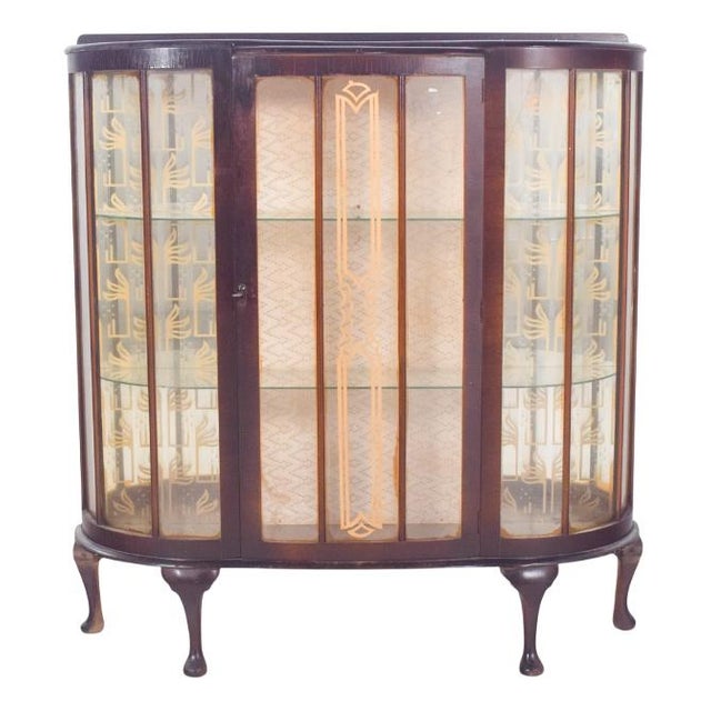 Portuguese Glass Front Display Cabinet, 1890s For Sale - Image 11 of 11