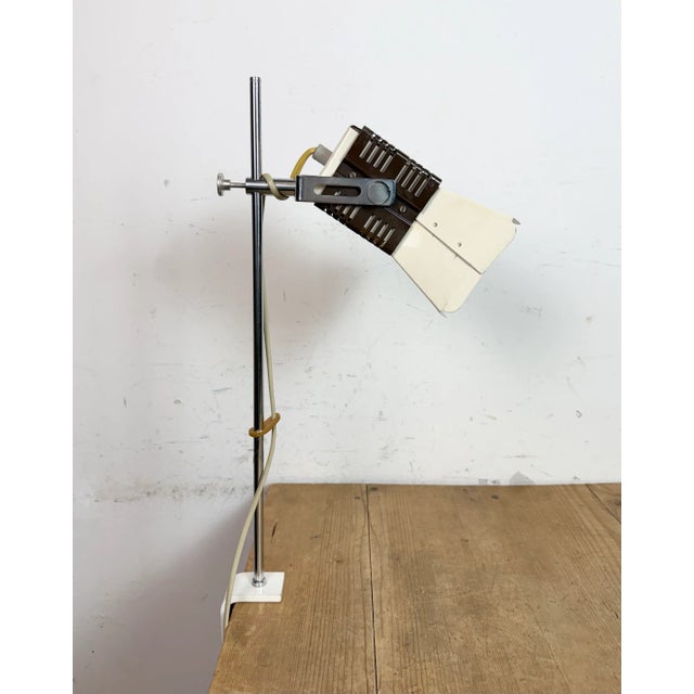 Vintage Beige Table Lamp from Lidokov, 1970s For Sale - Image 6 of 18