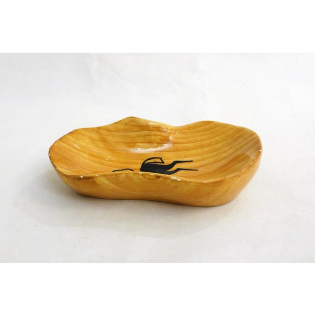 Bark Style Storage Cup by Grandjean-Jourdan Vallauris, 1970s For Sale - Image 6 of 10