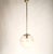 Bauhaus Opaline Glass Globe Ceiling Lamp, 1930s For Sale - Image 4 of 4