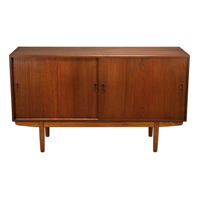 Vintage Model 160 Sideboard in Teak and Oak by Børge Mogensen for Søborg Møbelfabrik, 1960s For Sale