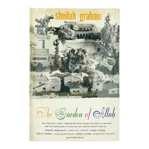 The Garden of Allah by Sheilah Graham Book 1970 1st Ed Hardcover Hollywood Hotel
