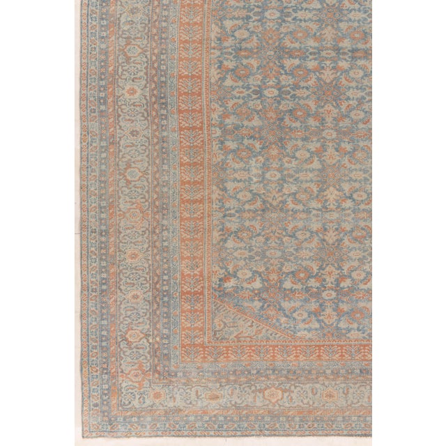 Vintage Circa 1940 Bibikabad Rug 10ft 6in X 13ft For Sale - Image 4 of 9