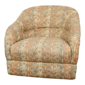 1970’s Milo Baughman Style Swivel Lounge Chair