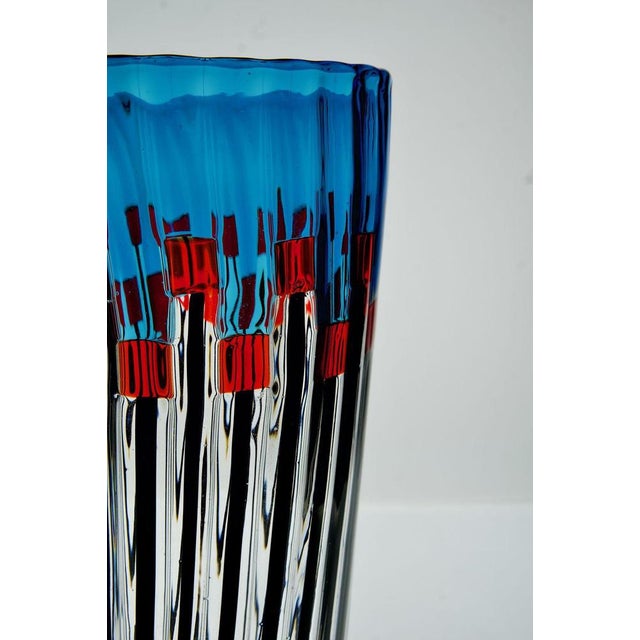 Murano Glass Vase by Silvio Piattelli For Sale - Image 15 of 18