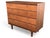 Restored Mid-Century Modern Walnut 4-Drawer Chest With Chrome Pulls For Sale - Image 14 of 16