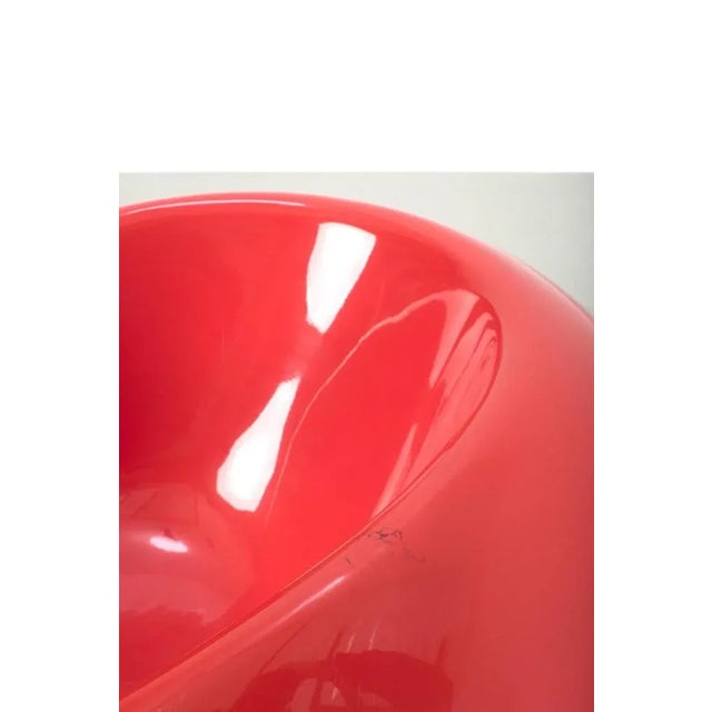 Red Pastil Lounge Chair by Eero Aarnio For Sale - Image 6 of 9