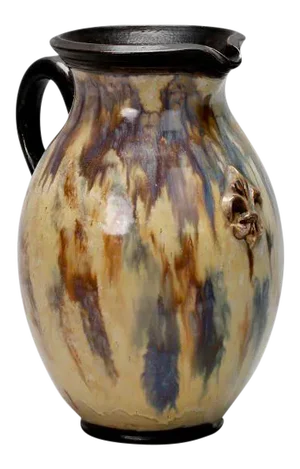 1930s Signed Losson Ceramic Belgian Jug