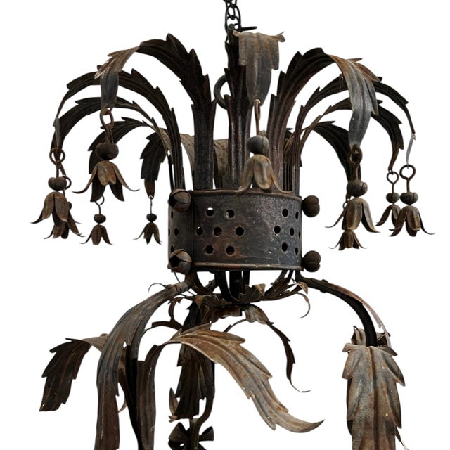 This impressive mid-century Venetian lantern draws inspiration from Renaissance design, featuring an architectural...