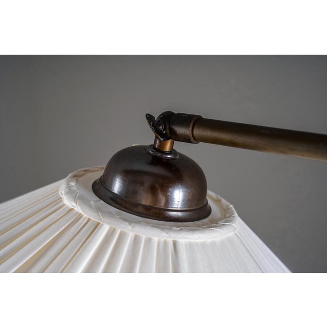 Black Art Deco Floor Lamp, Sweden, 1930s For Sale - Image 8 of 11