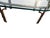 Gold Vintage Metal Faux Bamboo Italian Regency Coffee Table Gold Gilt Maison Style For Sale - Image 8 of 18