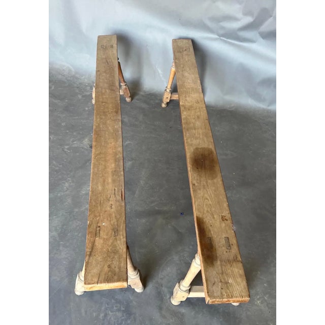 Pair of Late 18th- Early 19th Century French Benches For Sale In Richmond - Image 6 of 6