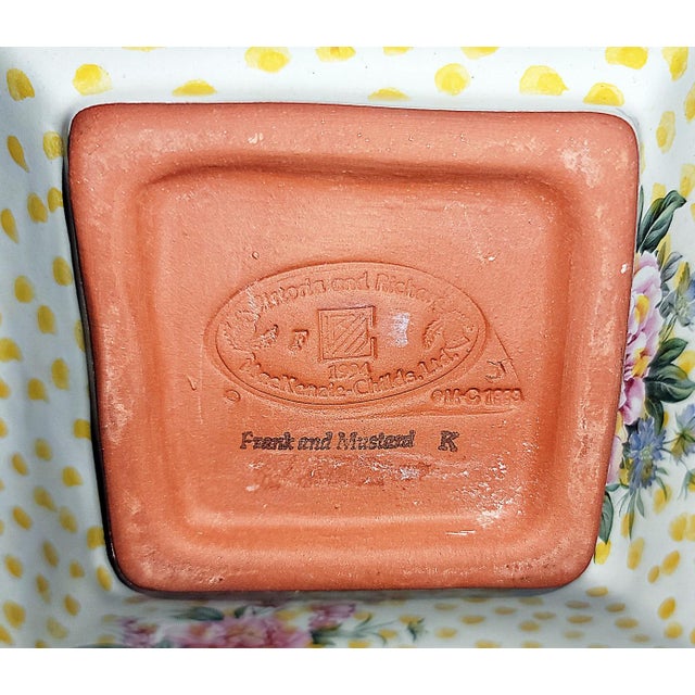 Early MacKenzie Childs Ceramic Cany or Nut Dish, C 1983 For Sale In West Palm - Image 6 of 6