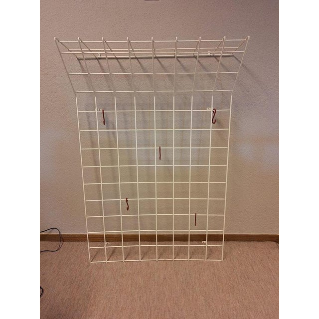Wall Mounted Coat Rack by Karl Fichtel for Drahtwerke Erlau AG Aalen, Germany, 1950s For Sale - Image 4 of 10