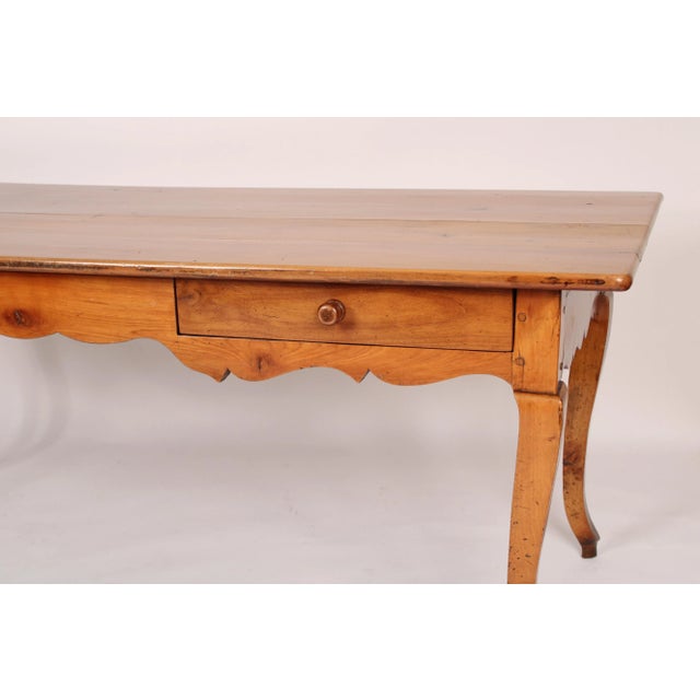 Louis XV Provincial Fruit Wood Writing Table For Sale In Los Angeles - Image 6 of 12