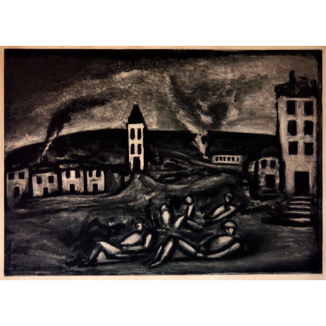 Original prints. Black and white etching signed on plate. Edition of 450 prints, belonging to the suite “Miserere”,...