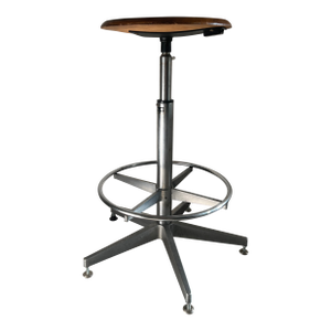 Vintage Industrial Neolt Italian Lab Drafting Stool