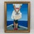 Original Figurative Painting Woman by the Sea - Signed “S. Norman” For Sale - Image 10 of 10