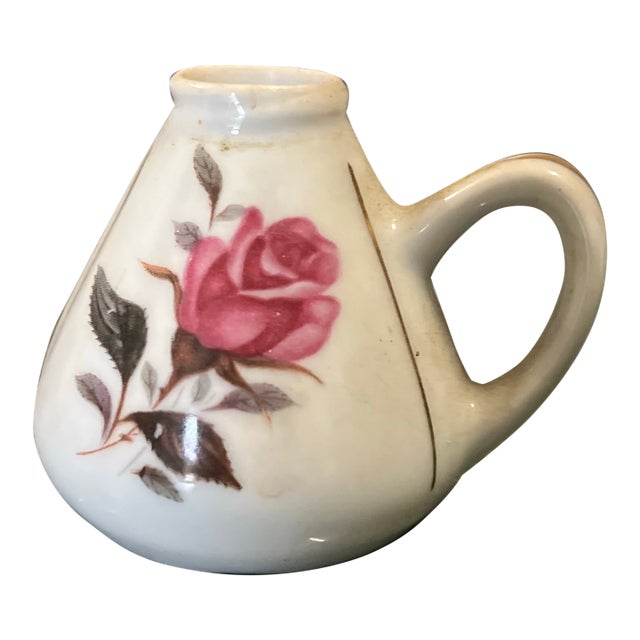 1970s Small Asian Floral Creamer Cup For Sale