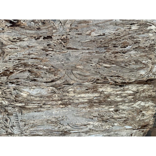 1900 - 1909 Antique Hand Carved Panel For Sale - Image 5 of 5