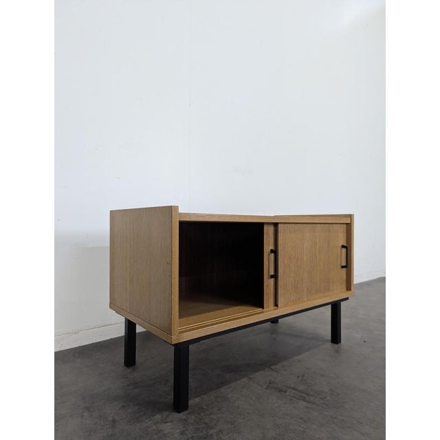 Two-Door Vinyl Record Player Cabinet, 1960s For Sale - Image 4 of 8