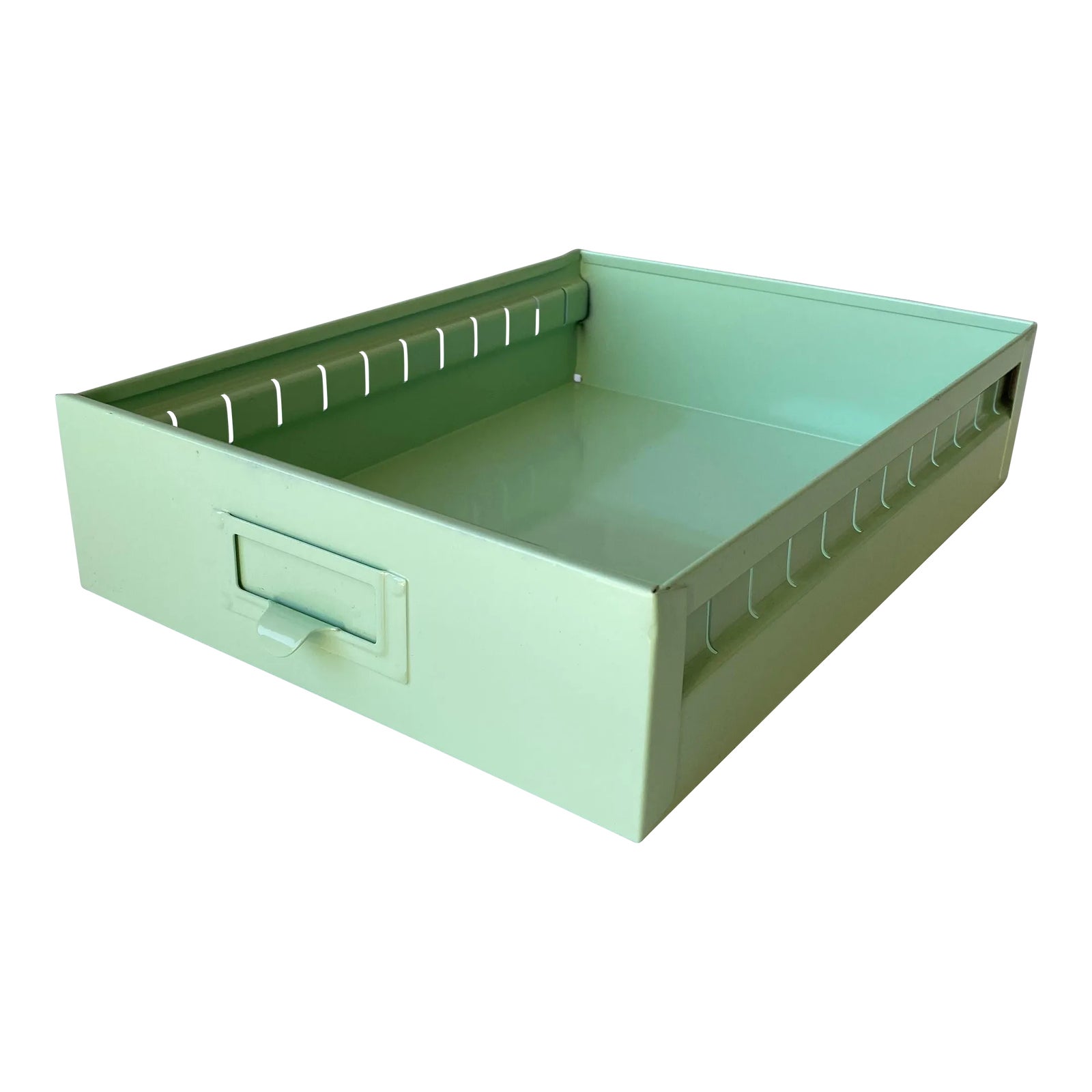 Mid Century Steel Drawer Insert, Repurposed as Organizer / Container ...