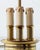 French Empire Brass Three-Light Bouillotte Lamp with Gilt Laurel Tôle Shade For Sale - Image 16 of 18