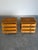 Pair of Mid Century Danish Three Drawer Chests, Bedside Table Nightstands For Sale - Image 4 of 12