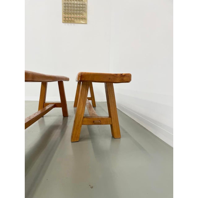Set of Elm Benches, 1950s For Sale - Image 12 of 18