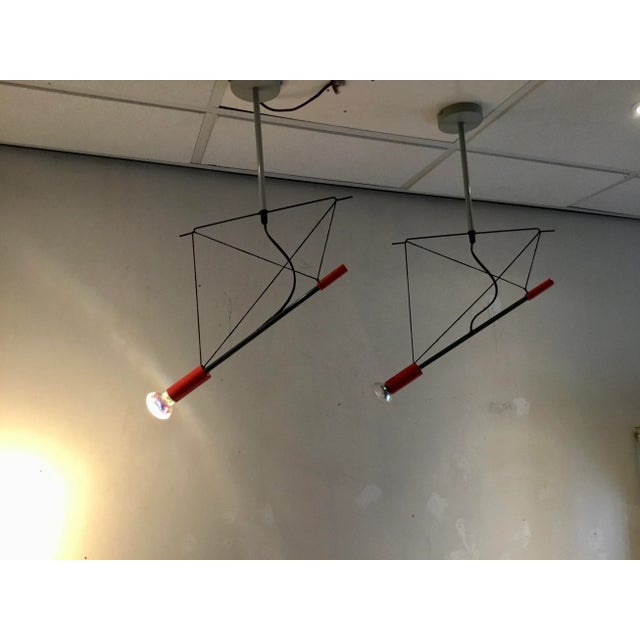 Postmodern Ceiling Lamps by Herman Hermsen for Designum, 1980s, Set of 2 For Sale - Image 3 of 6