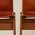 Afra & Tobia Scarpa Cognac Colored "Monk" Leather Dining Chairs for Molteni 1974 - Set of 6 For Sale - Image 14 of 15