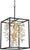 2020s Possini Euro Contemporary Design Carrine Sand Black Gold Pendant Chandelier Lighting Set For Sale - Image 5 of 6