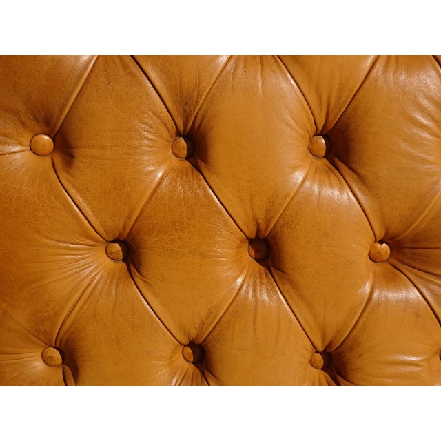 Armchairs in Wood and Upholstered Leather, 1970s, Set of 2 For Sale - Image 6 of 18