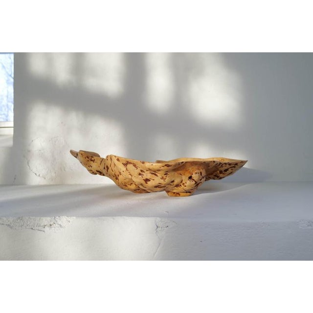 Rare burl made in Sweden 1980s with precision handcraft gives a nice edition to any living room with intention to give an...