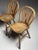Set of 2 Windsor chairs. 86H x 42W x 52D cm